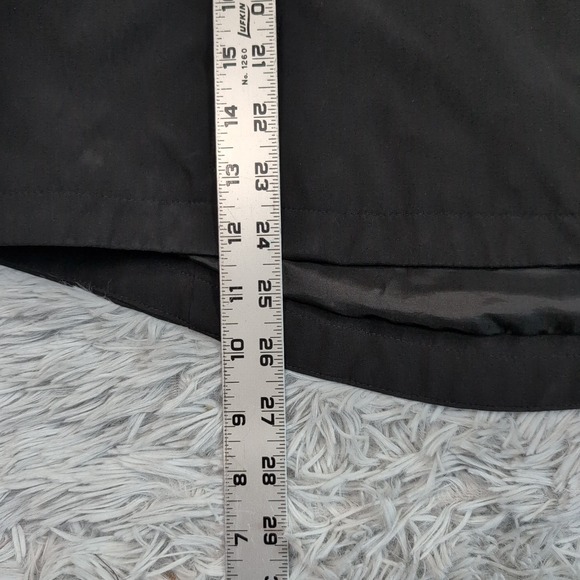 Tommy‎ Hilfiger Jacket Womens M Black Hood Zip Up Gorpcore Pockets Puffer Logo - Picture 4 of 12